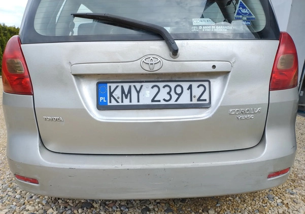 Toyota Corolla Verso cena 2900 przebieg: 308000, rok produkcji 2002 z Nekla małe 46